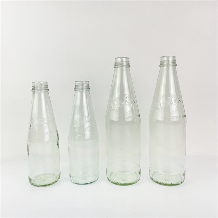 زجاجة كاتشب زجاجية سعة 330 مل و500 مل